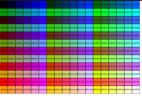 Html Color Code With Example