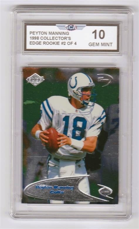 PEYTON MANNING 1998 COLLECTORS Edge Rookie Card Etsy