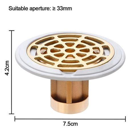 All Copper Anti Odor Floor Drain Core Bathroom Sewer Pipe Universal