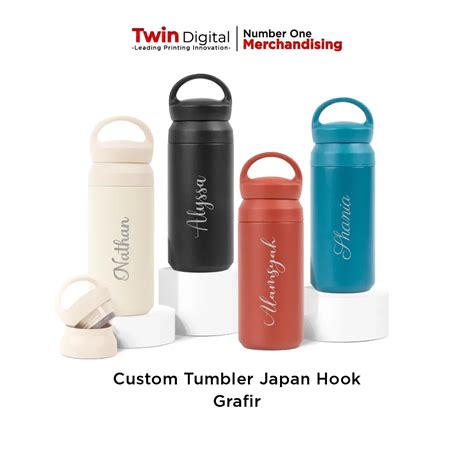 Botol Tumbler Grafir Custom Tumbler Japan Hook Twin Digital