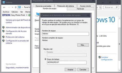 C Mo Cambiar Nombre De Equipo Red En Windows Adictec