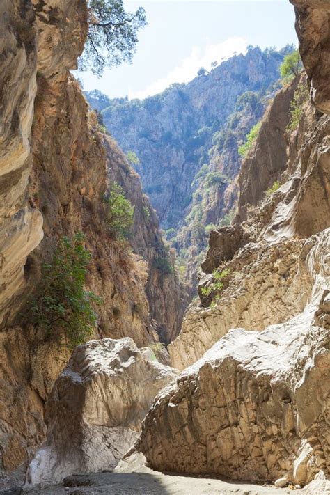 Deep Saklikent Canyon In Turkey Stock Photo Image Of Environment