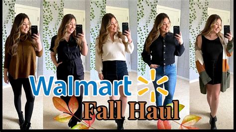 Huge Walmart Try On Haul October Walmart Fall Clothing Haul