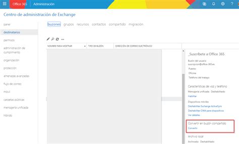 P Ldora Para Administradores De Office Convertir Buz N De Exchange