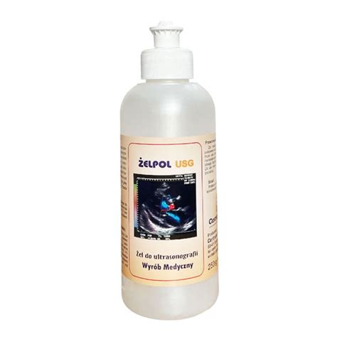 Żel do USG Żelpol bezbarwny 250ml 40szt