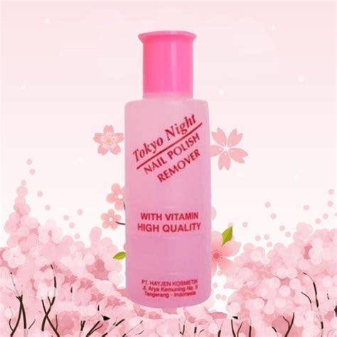 Jual TOKYO NIGHT Nail Polish Remover ACETONE Aseton Pembersih Penghapus