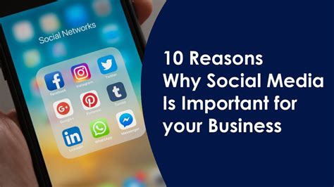 10 Reasons Why Social Media Is Important For Your Business Part 1