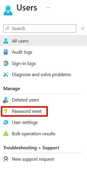 How To Enable Azure Ad Self Service Password Reset Sspr