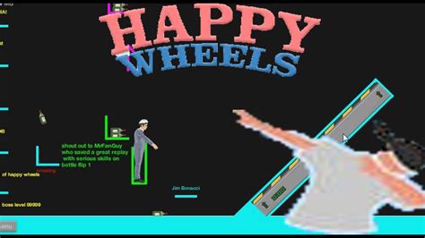 BOTTLE FLIP CHALLENGE Happy Wheels 3 YouTube