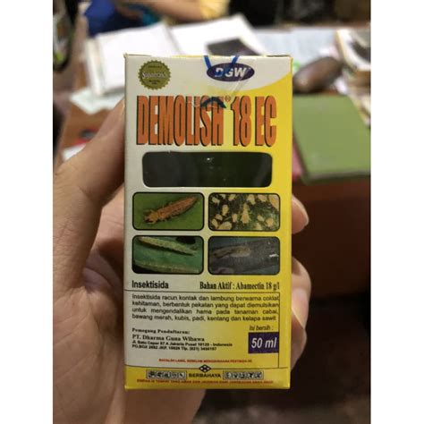 Jual Insektisida Abamectin Demolish 18 EC 50 ML Shopee Indonesia