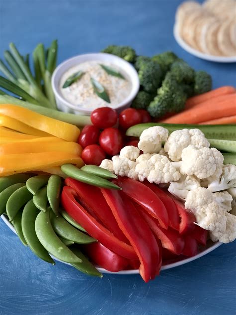 Asian Dip Veggie Platter 8 BEST Full Platter - The Kitchen Fairy