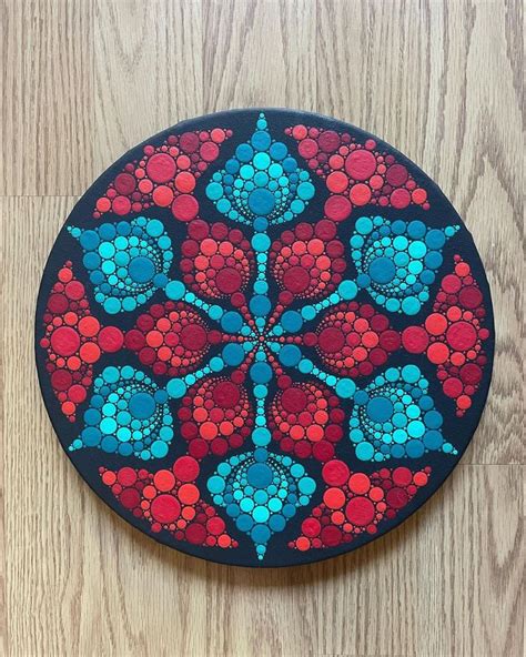 Claire Jackson On Instagram Clairedotcalm Dotmandala Mandala Dotart