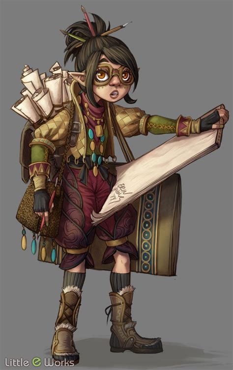 Dungeons And Dragons Characters Female Gnome Fantasy Character Design