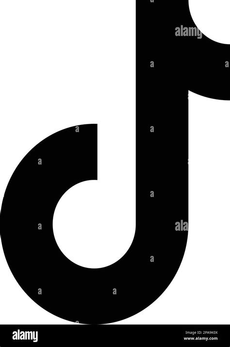 Logo Tiktok Immagini Vettoriali Stock Alamy