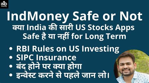 Is IndMoney App Safe Or Not For US Stocks Vested App Safe Or Not For