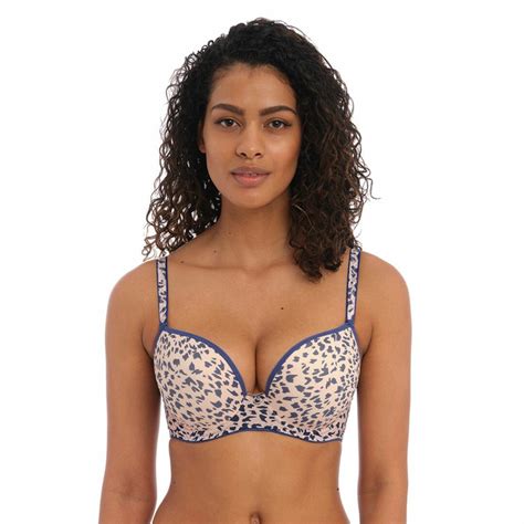 Podprsenka FREYA WILD SIDE UW MOULDED PLUNGE T-SHIRT BRA ANIMAL