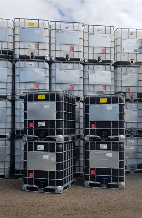 1000 Liter Ibc Container Schwarz Neuwertig Verplombt Hofer 24