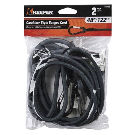 Keeper 2 Pack 48 Mini Carabiner Bungee Cord 06082 Blain S Farm Fleet