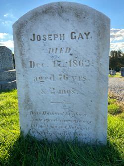 Joseph Gay Find A Grave Memorial