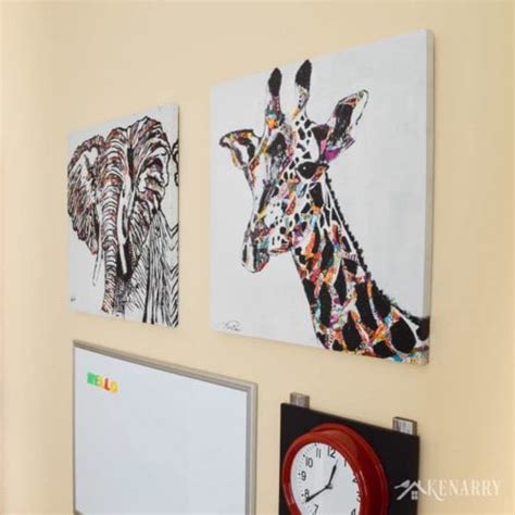 Playroom Wall Decor: Make a Gallery Wall for Kids