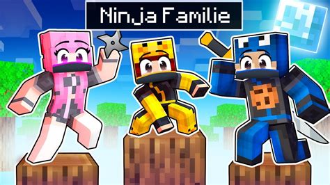 Ik Werd Geadopteerd Door Ninja Familie In Minecraft Youtube