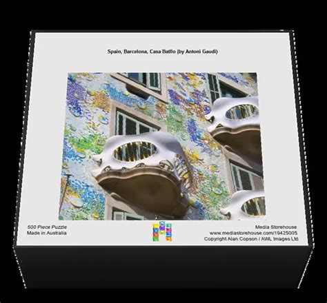 Jigsaw Puzzle Of Spain Barcelona Casa Batllo By Antoni Gaudi