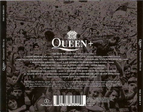 MUSICOLLECTION: QUEEN - Greatest Hits III - 1997