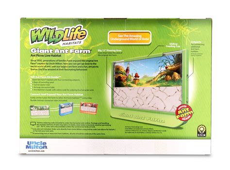 Toys Hobbies Habitat Uncle Milton Insect Live Ants Giant Ant Farm