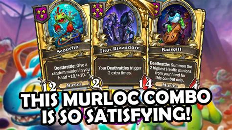 Making Huge Murlocs With Titus Rivendare Hearthstone Battlegrounds