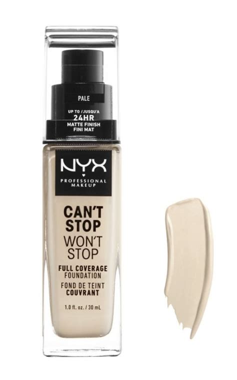 Nyx Professional Makeup Cant Stop Wont Stop Full Coverage Foundation Face Foundation