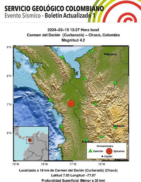 Fuerte Temblor Sacude Colombia Esta Tarde Con Repercusiones En Varias