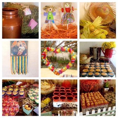 A Collage Of Pictures With Different Foods And Decorations On It S