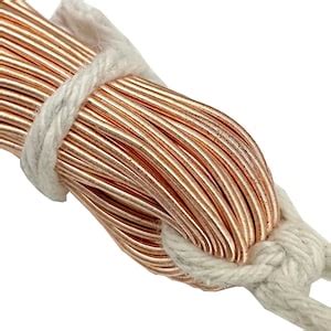 50 Yard Smooth Coiled French Metallic Wires For Tambour Luneville