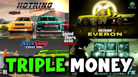 Triple Money Free Cars New Races Gta Online Weekly Update