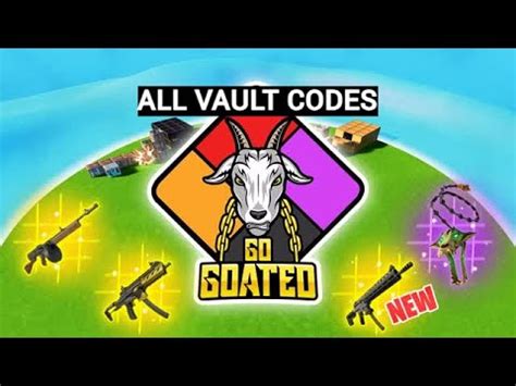 Fortnite Go Goated All Vault Codes Youtube