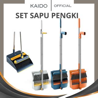 Jual Sapu Pengki Set Sapu Dan Pengki Lipat Serbaguna Alat Pembersih