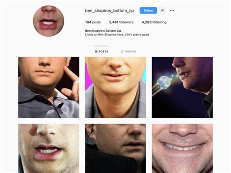 Ben Shapiro's Migrating Lip Filler Theory | Know Your Meme