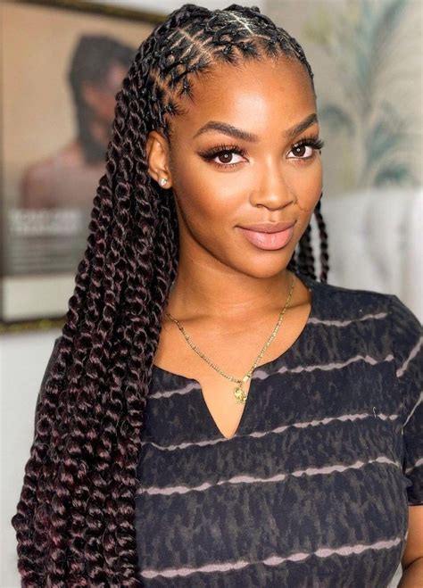 30 Gorgeous Passion Twists Styles To Try In 2024 Braided Cornrow