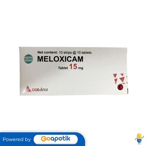 Jual MELOXICAM OGB DEXA MEDICA 15 MG BOX 100 TABLET Shopee Indonesia