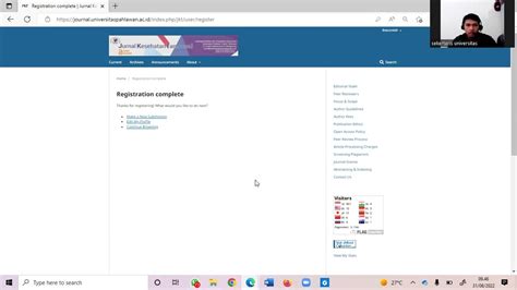 REGISTRASI DAN SUBMIT ARTIKEL JURNAL KESEHATAN TAMBUSAI YouTube
