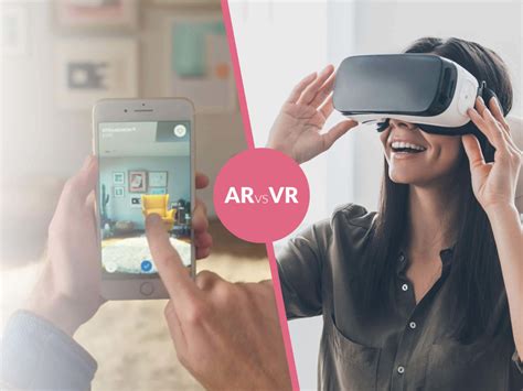 Difference Between Augmented Reality Ar Vs Virtual Reality Vr