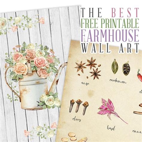 The Best Free Printable Farmhouse Wall Art The Cottage Market