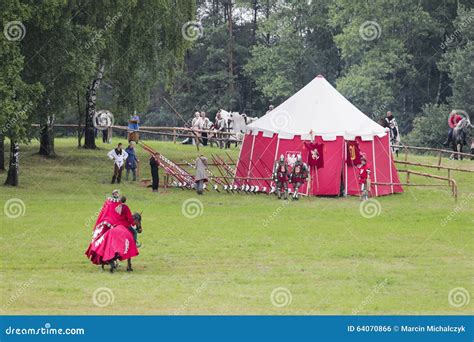 Polish Medieval War Camp Editorial Photo Image Of Medieval 64070866