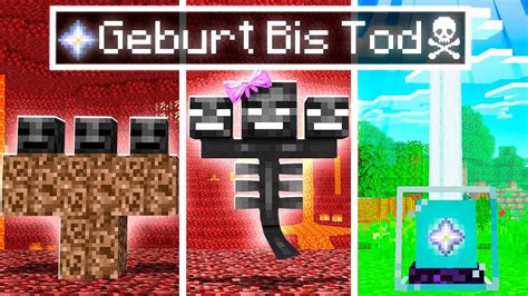 GEBURT Bis TOD Eines WITHER Minecraft Deutsch HD YouTube