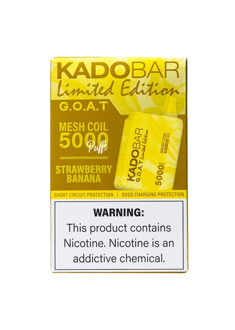 Kado Bar Br5000 Goat Edition Strawberry Banana Getpop