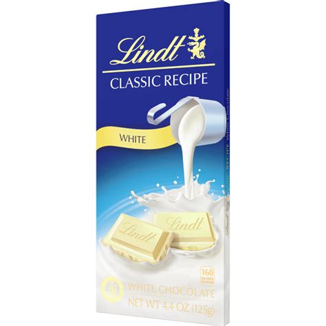 Lindt Classic Recipe Candy Bar White Chocolate 4 4 Oz Box House Of Ambrose