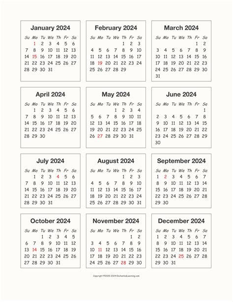 Free Printable Calendar 2024 Waterproof Paper | Printable Calendar