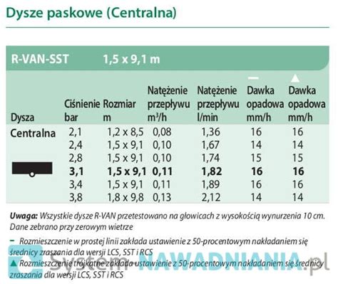 Dysza R Van Sst Nawadnianie Rain Bird