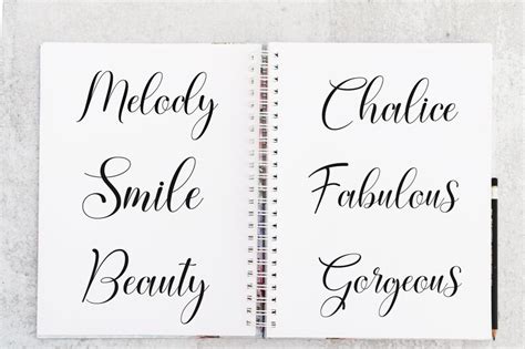 Wedding Font Calligraphy Font Script Font Digital Font - Etsy