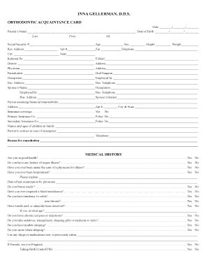 Fillable Online Med Hx Form Adult Pages Fax Email Print Pdffiller